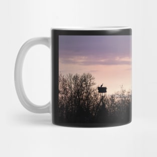 Stork in the nest Mug